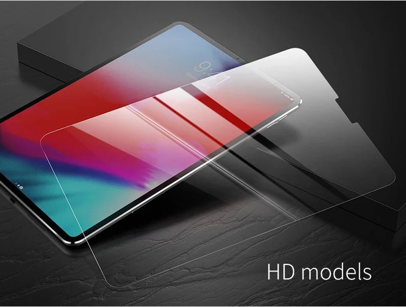 Baseus Displayschutzfolie für iPad Pro 11 12.9 Zoll, gehärtetes Glas, Schutzfolie für Apple iPad 2018, neues Tablet, gehärtetes Glas