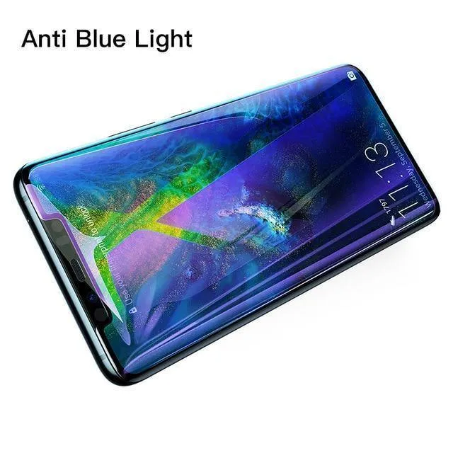 Baseus 0.3 mm Displayschutz aus gehärtetem Glas für Huawei Mate 20 Pro, vollständige Abdeckung, gebogene Hartglasfolie für Huawei Mate20