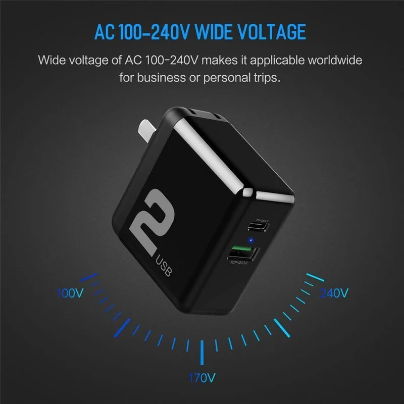 ROCK Typ-C PD USB Handy Ladegerät für iPhone X 8 Plus Adapter 36W Schnelle Wand Ladegerät 2 ports 3A Max PD Ladegerät Für Macbook