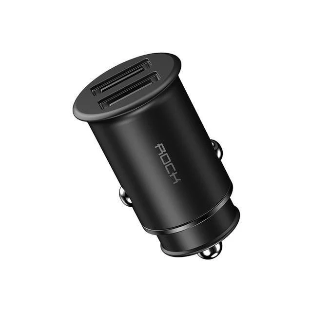 Rock 5V 4.8A Dual USB Autoladegerät für iPhone Samsung Handy Schnelles Autoladegerät USB Reise Autoladegerät Ausverkauf 49%