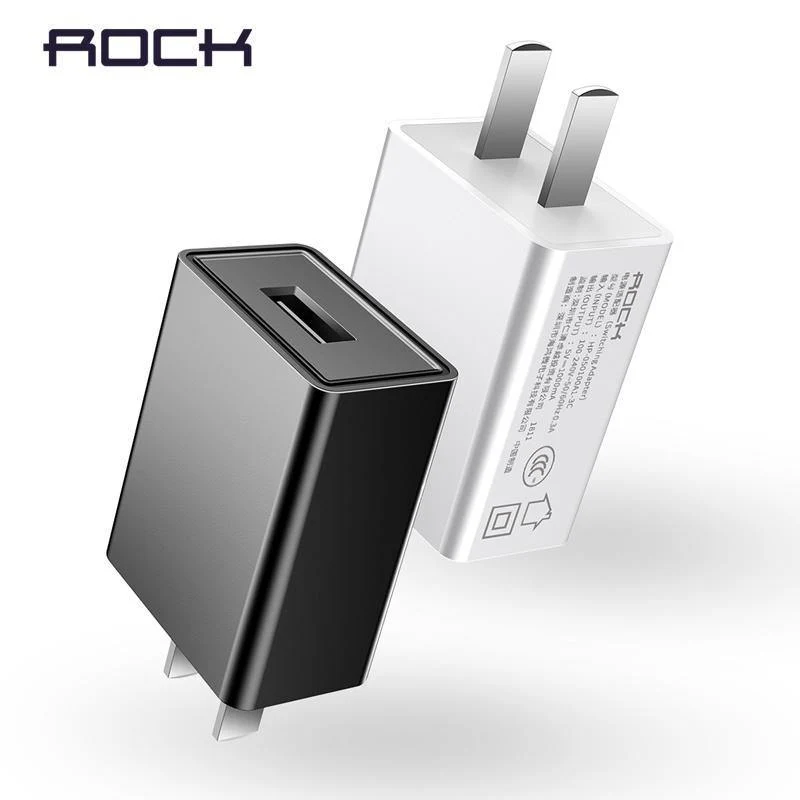 ROCK Universal USB Ladegerät US Stecker Reiseladegerät Adapter Smart Handy Ladegerät für iPhone Samsung Xiaomi Tablet