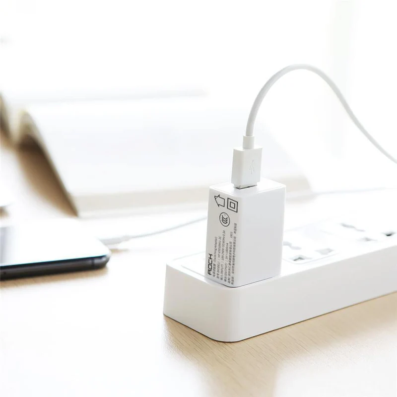 ROCK Universal USB Ladegerät US Stecker Reiseladegerät Adapter Smart Handy Ladegerät für iPhone Samsung Xiaomi Tablet