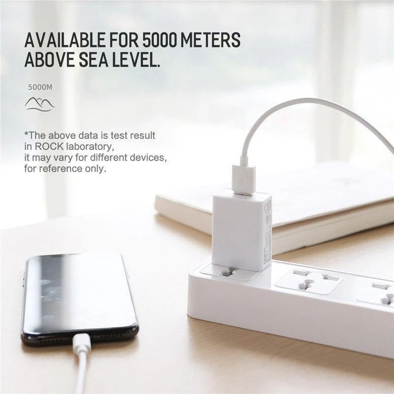 ROCK Universal USB Ladegerät US Stecker Reiseladegerät Adapter Smart Handy Ladegerät für iPhone Samsung Xiaomi Tablet