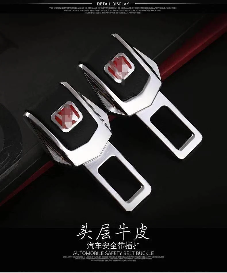 1 hochwertiger Auto-Sicherheitsgurt-Clip aus Zinklegierung, Sicherheitsgurt-Stecker für Mercedes, Land Rover, BMW, Audi, Volkswagen, Ford, Honda, Roewe Volv