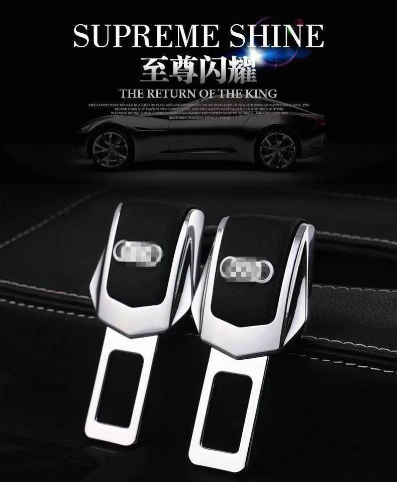 1 hochwertiger Auto-Sicherheitsgurt-Clip aus Zinklegierung, Sicherheitsgurt-Stecker für Mercedes, Land Rover, BMW, Audi, Volkswagen, Ford, Honda, Roewe Volv