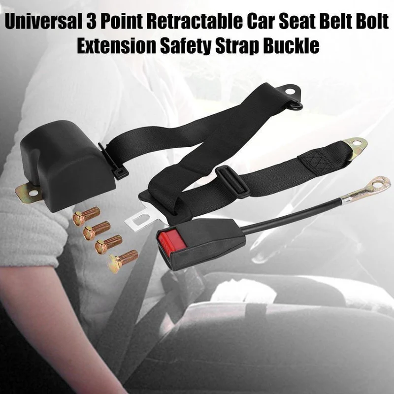 Universal 3 Point Retractable Auto Sicherheitsgurt Bolzenverlängerung Sicherheitsgurt BuckleFor Auto beladenen LKW Bus Busse großen Anhänger