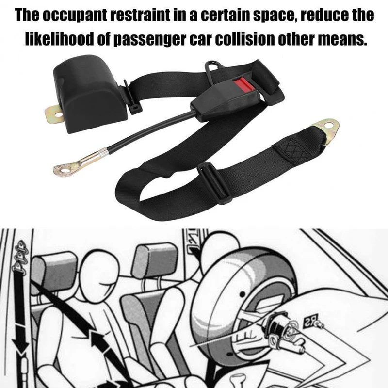 Universal 3 Point Retractable Auto Sicherheitsgurt Bolzenverlängerung Sicherheitsgurt BuckleFor Auto beladenen LKW Bus Busse großen Anhänger