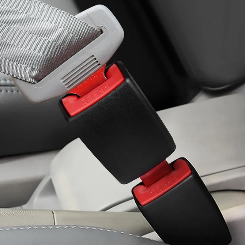 Universal 2pcs Auto Auto Sicherheitsgurt Steckdose Extender Metall Sicherheitsgurt Zunge Schnallen Clip Starre Autosicherheit Sicherheitsgurt Zunge