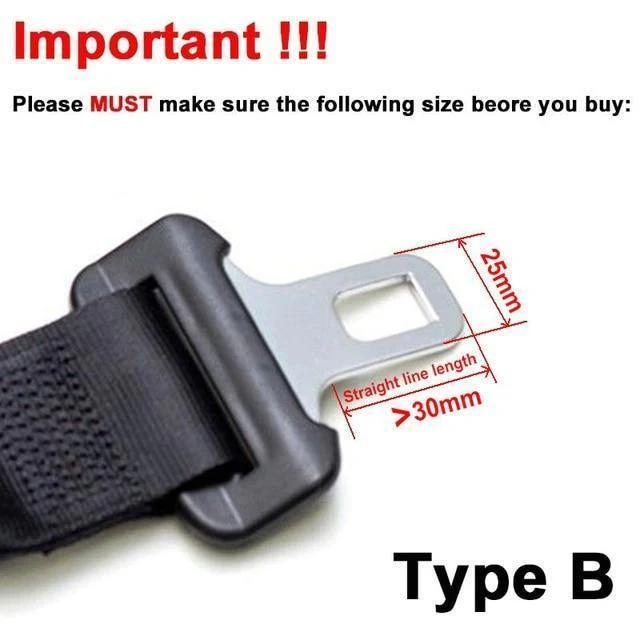 E24 Safe Certification Sicherheitsgurtverlängerung für Autos Sicherheitsgurtverlängerung für Autos Clip-Extender für Autos - Schwarzgrau