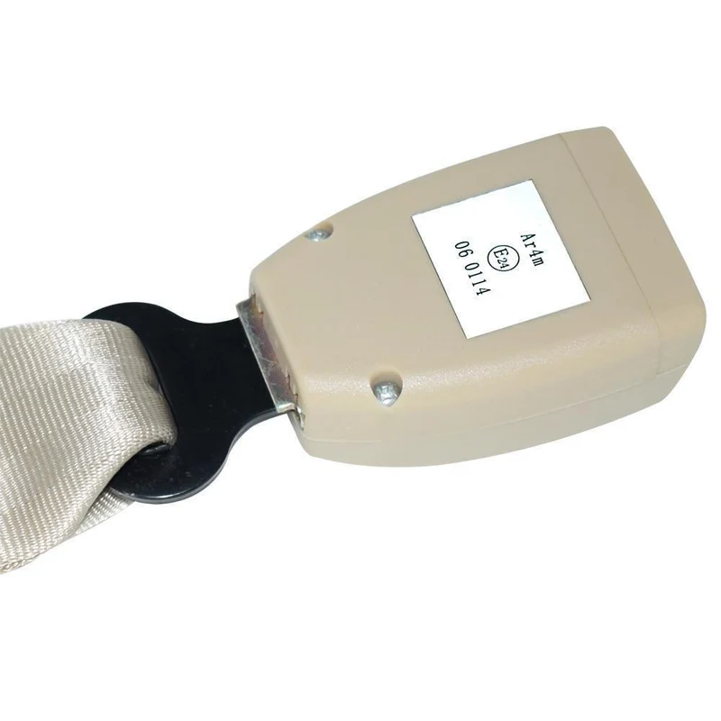 E24 Safe Certification Sicherheitsgurtverlängerung für Autos Sicherheitsgurtverlängerung für Autos Clip-Extender für Autos - Schwarzgrau