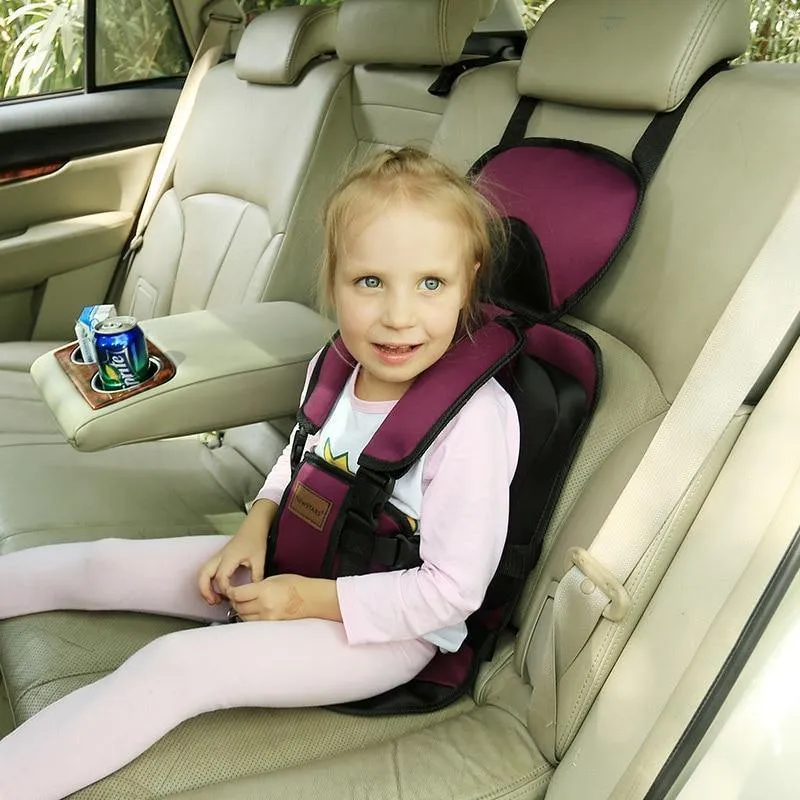 Neue Design besten Kinder Auto Sicherheitsgurt Baby Sicherheitsgurt Auto Sicherheitsstuhl Einfache tragbare Sitze 0-8 Jahre MAX 30KG Freeship