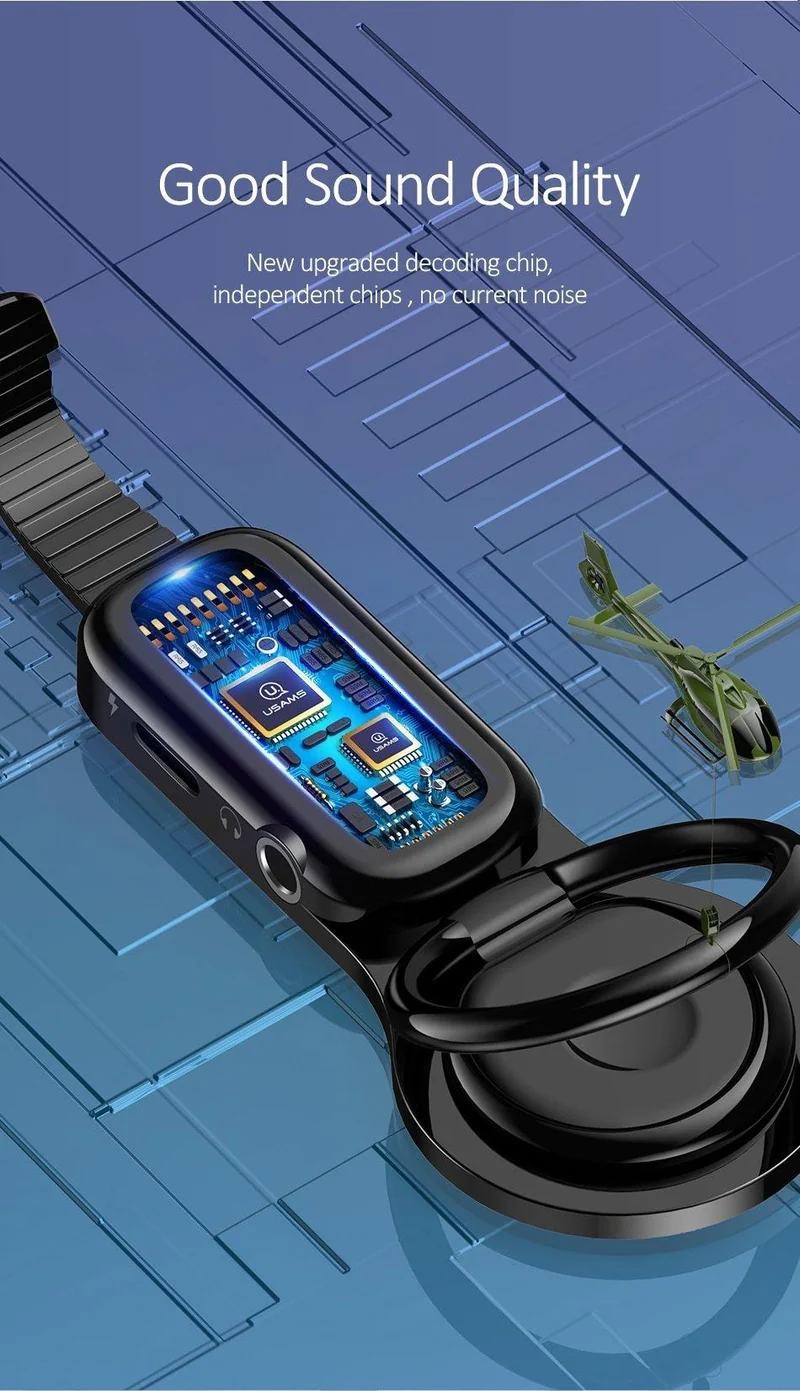 Für Lightning auf 3.5 mm Audio-Adapter mit Fingerring-Halter, Schnelllade-Splitter für Adapter, Kopfhöreranschluss für iPhone 7