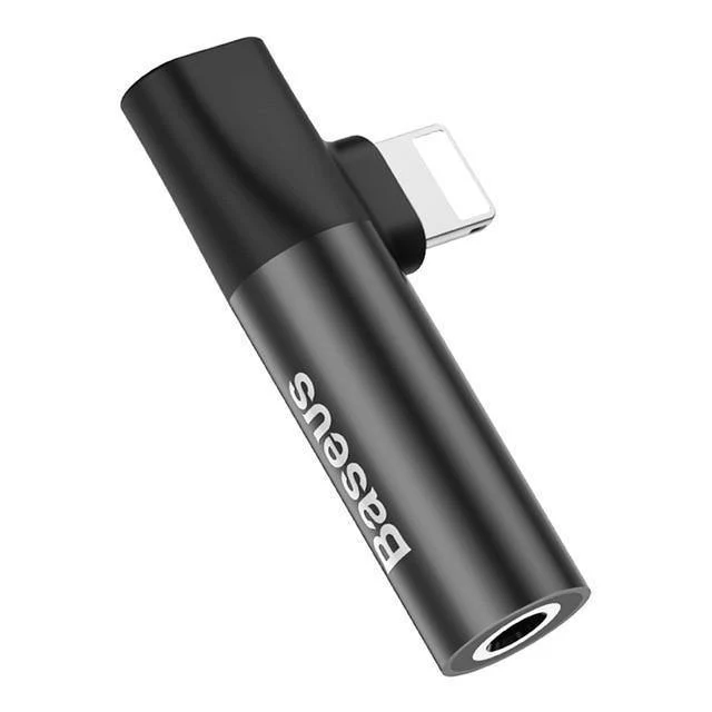 Baseus Audio Aux Adapter für iPhone XS Max XR X 8 7 Plus Splitter für Lightning auf 3.5 mm Klinke Kopfhöreranschluss OTG Adapter