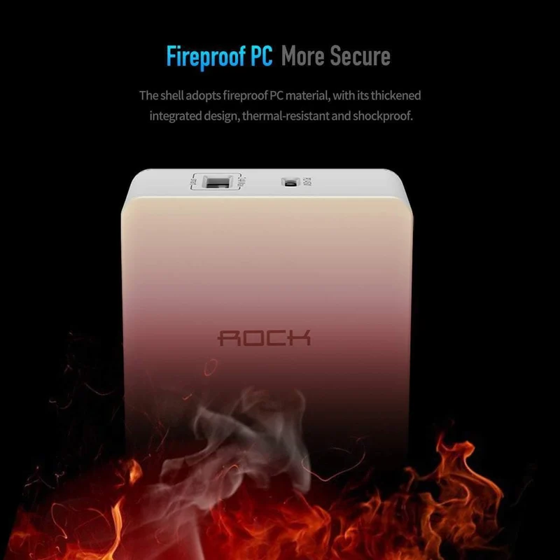ROCK PD 45W Dual-USB-Ladegerät Schnellladung US-Stecker für iPhone XS Max XR X 8 plus USB-PD-Schnellladegerät Typ C für Mobiltelefone