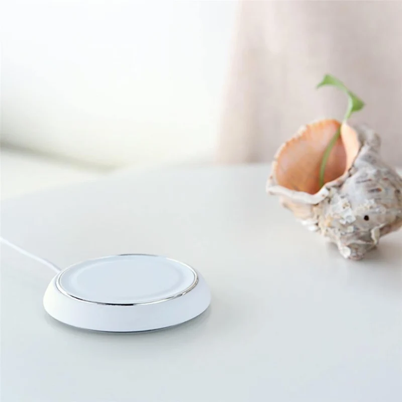 QI-Wireless-Ladegerät, ROCK W5-Ladepad für iPhone X 10 8 Samsung Note 8 S8 Plus S7 S6 Edge-Telefon Schnelllade-Smart-USB-Dock