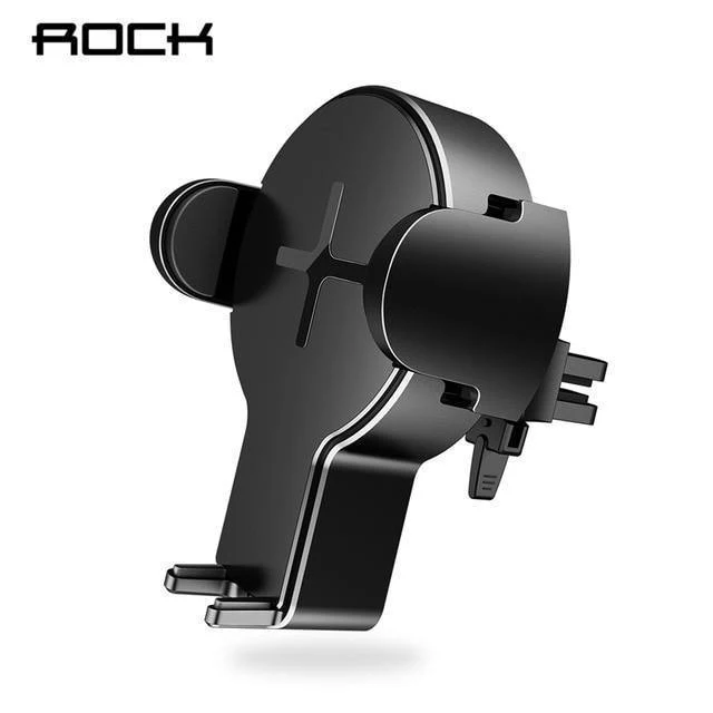 ROCK Qi schnelles kabelloses Autotelefonladegerät für iPhone X XS XR 8 Plus Samsung S9 S8 Plus S7 Note 8 Halterung