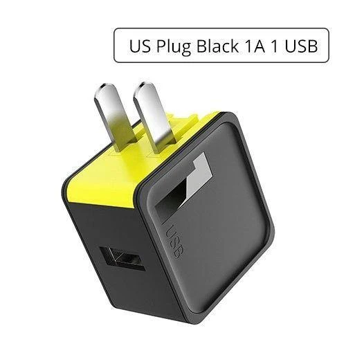 ROCK Sugar 4 2 1 Ports USB-Wandladegerät Telefon Schnellreiseadapter 5V1A 5V2.4A 5V4A EU US-Stecker für iPhone Samsung Xiaomi