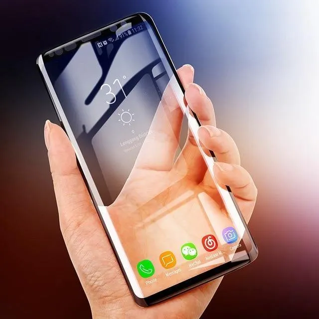 Baseus 3D Oberflächenschutzfolie für Samsung Galaxy S9 S9 + Ultraflaches, vollflächig gehärtetes Glas für Samsung S9 S9 Plus