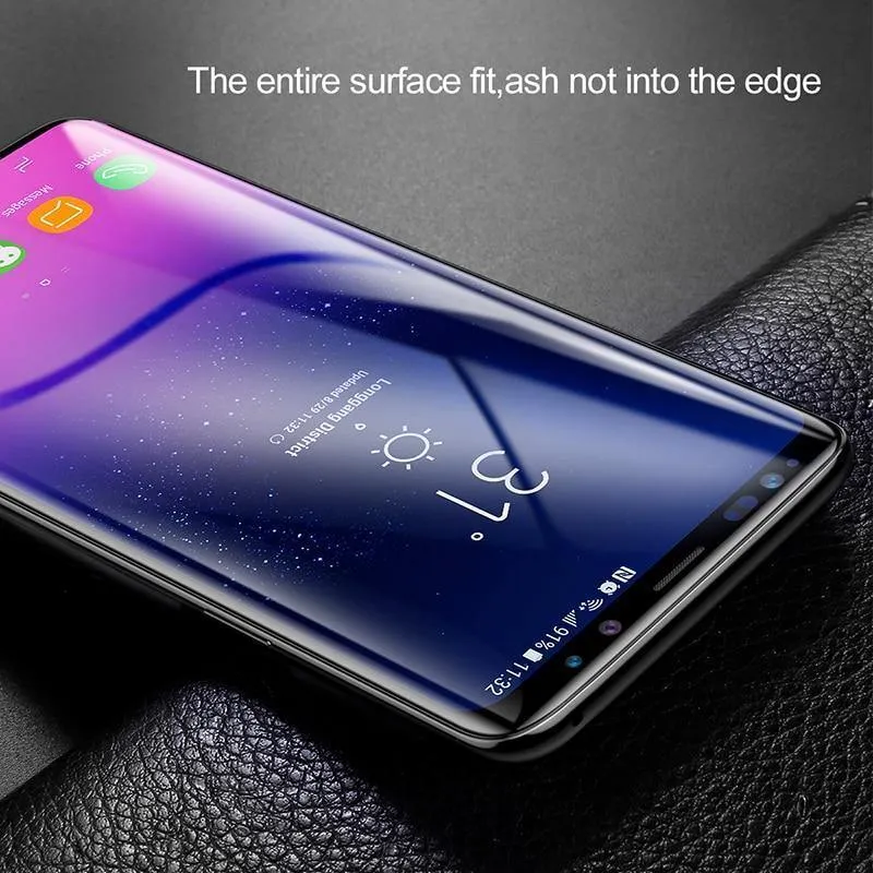 Baseus 3D Oberflächenschutzfolie für Samsung Galaxy S9 S9 + Ultraflaches, vollflächig gehärtetes Glas für Samsung S9 S9 Plus