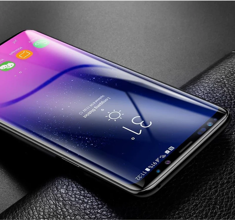 Baseus 3D Oberflächenschutzfolie für Samsung Galaxy S9 S9 + Ultraflaches, vollflächig gehärtetes Glas für Samsung S9 S9 Plus