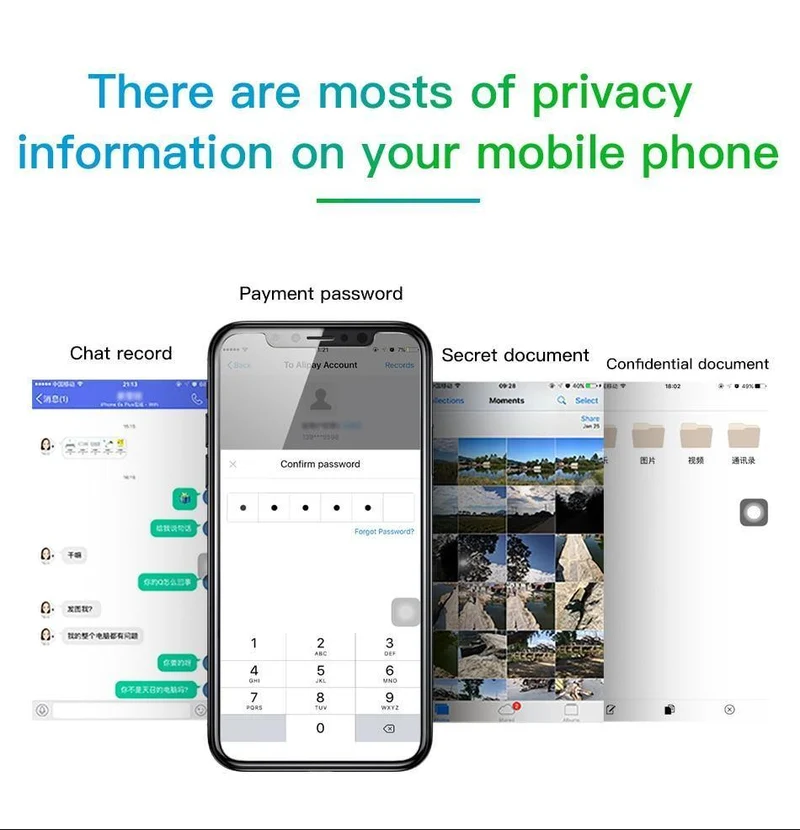 Baseus Anti Spy Displayschutz für iPhone Xs Xs Max XR 2018 Volle Abdeckung aus gehärtetem Glas für iPhone Xs Xs Max Schutzglas