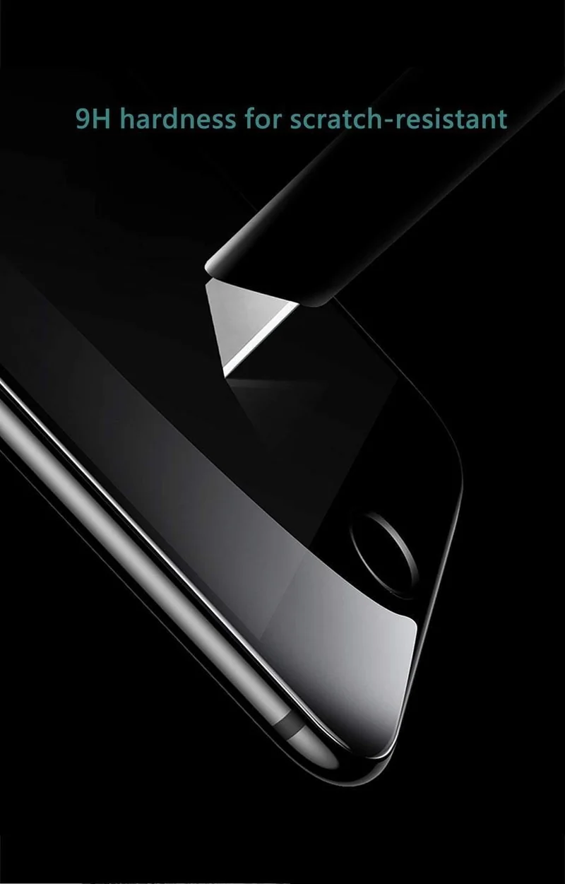 Baseus 3D Displayschutzfolie für iPhone 7 7 Plus Anti Spy Privacy Schutzglas für iPhone 8 8 Plus gehärtete Glasfilme