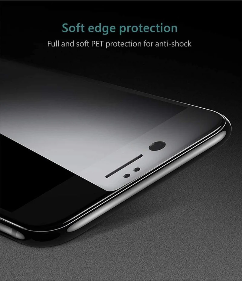 Baseus 3D Displayschutzfolie für iPhone 7 7 Plus Anti Spy Privacy Schutzglas für iPhone 8 8 Plus gehärtete Glasfilme