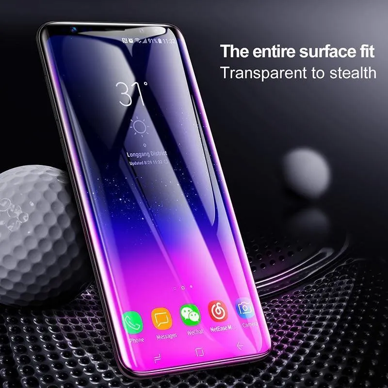 Baseus 3D-Oberfläche gehärtetes Glas für Samsung S9 S9 Plus, vollständige Abdeckung, Displayschutzfolie für Samsung Galaxy S9, S9 Plus-Glas