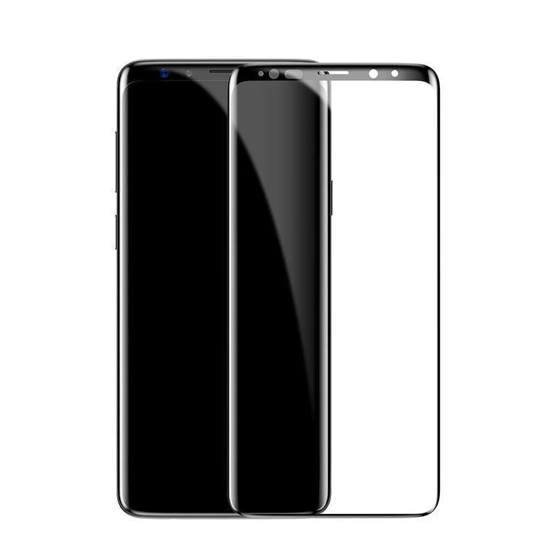 Baseus 3D-Oberfläche gehärtetes Glas für Samsung S9 S9 Plus, vollständige Abdeckung, Displayschutzfolie für Samsung Galaxy S9, S9 Plus-Glas