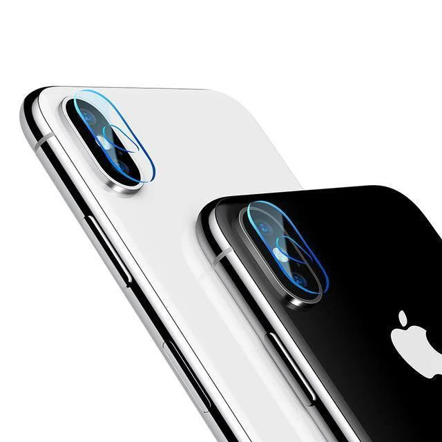Baseus 0.15 mm gehärtetes Glas-Objektivschutz für iPhone X Kamera-Objektiv-Glasfolie für iPhoneX-Rückobjektiv-Schutzfolie 9H-Glas