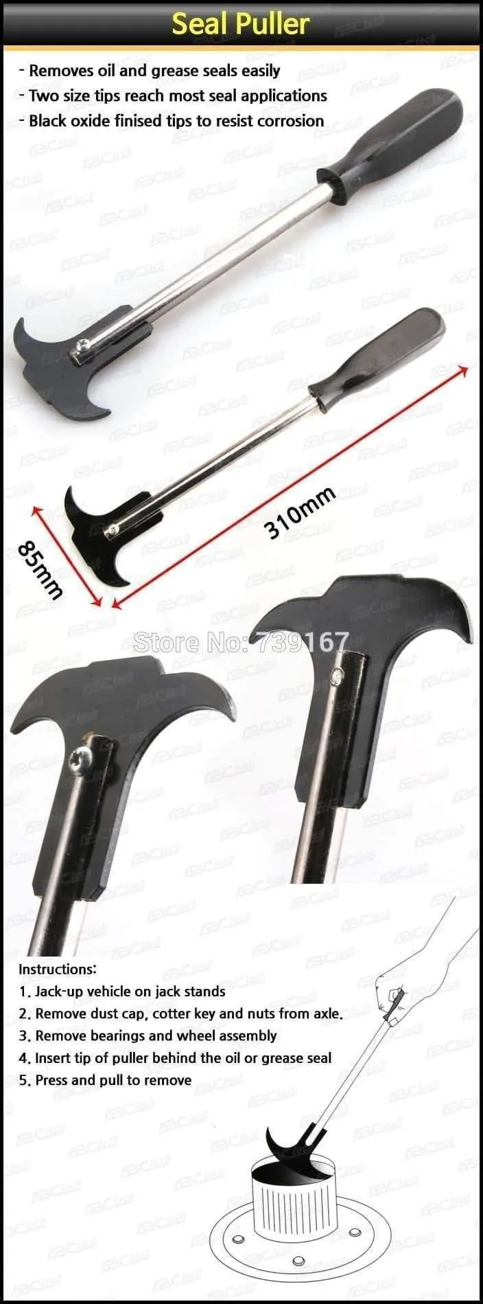 12 "Auto Öl Dichtung O-Ringe Fett Dichtung Schlüssel Muttern Entfernung Puller Für Motorrad BMW VW Toyota Mercedes audi Ford Garage Werkzeuge AT2122