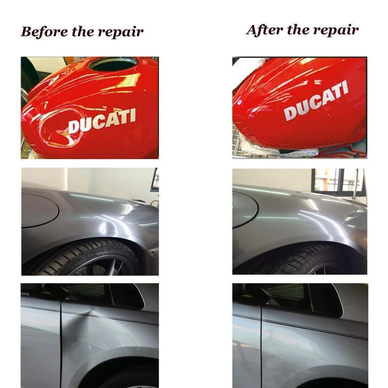 DIY-Handwerkzeug-Set zur Dellenreparatur für Karosserien, hochwertige Klebestreifen für Dellenlifte, Reparaturwerkzeug-Set für die lackfreie Dellenentfernung im Auto