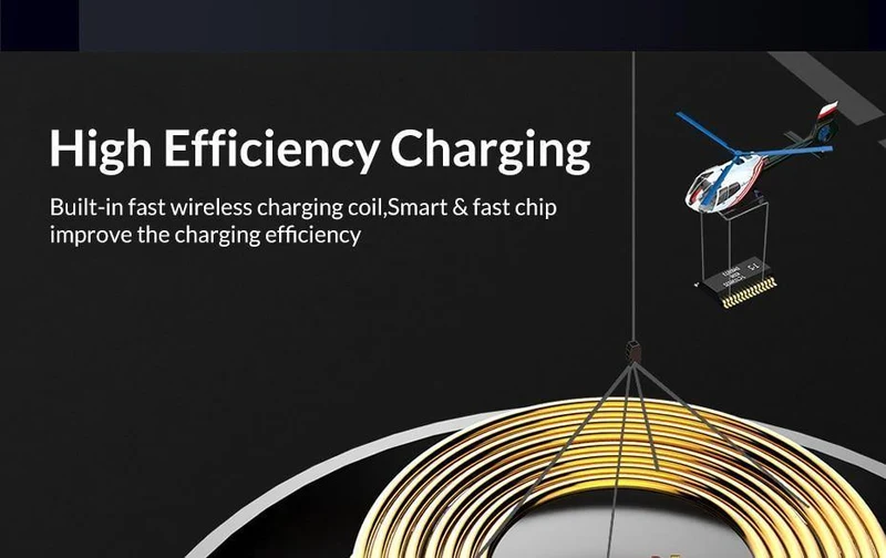 TOPK 10W kabelloses Ladegerät für iPhone X/XS Max XR 8 Plus, schnelles Laden für Samsung S8 S9 Note 9 8 Telefon-Ladegerät-Pad