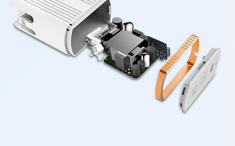 TOPK 18W Typ C PD Schnelllade-USB-Ladegerät für Samsung Galaxy S9 S8 Plus EU/UK-Stecker Telefon-Schnellladegerät