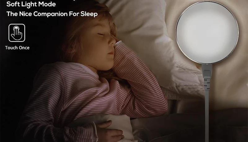 TOPK 5 V 2.4 A (max.) 12 W Auto-ID Dual USB-Ladegerät Dimmbare Smart LED Tischlampe EU-Handy-Ladegerät für iPhone Samsung Xiaomi