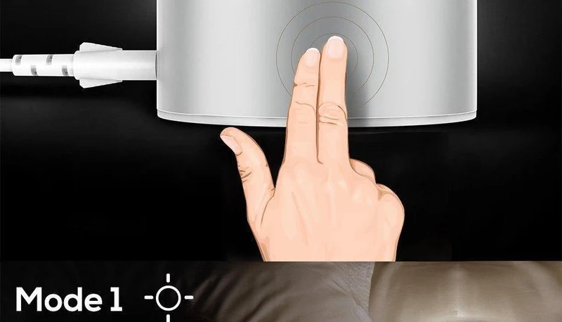 TOPK 5 V 2.4 A (max.) 12 W Auto-ID Dual USB-Ladegerät Dimmbare Smart LED Tischlampe EU-Handy-Ladegerät für iPhone Samsung Xiaomi