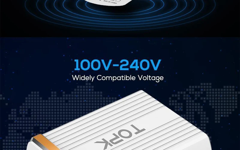 TOPK 18W Quick Charge 3.0 USB-Ladegerät 1-Port Reise-Wand-Handy-Ladegerät für Samsung Xiaomi Huawei Adapter EU US-Stecker