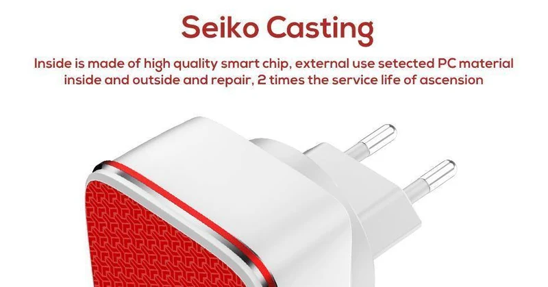 TOPK Schnelles USB-Ladegerät 21 W Quick Charge 2.0 Handy-Ladegerät Auto-ID Dual USB-Wandladegerät Adapter für Samsung Xiaomi Huawei