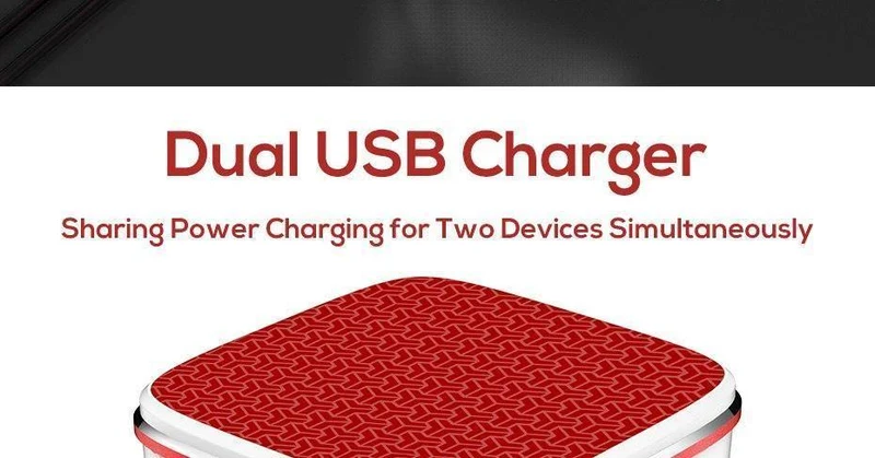 TOPK Schnelles USB-Ladegerät 21 W Quick Charge 2.0 Handy-Ladegerät Auto-ID Dual USB-Wandladegerät Adapter für Samsung Xiaomi Huawei