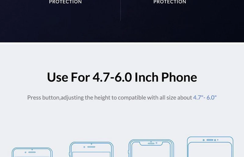 TOPK Autohalterung für kabelloses Ladegerät für iPhone XS Max XR 8 Plus, 10 W, schnelles kabelloses Laden, Autotelefonhalter für Samsung Note 9 S9 S8