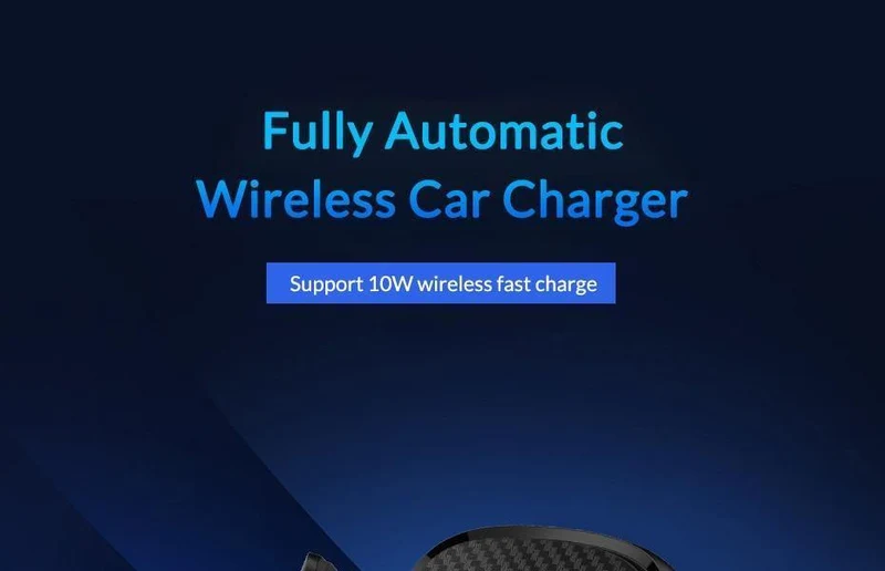 TOPK Autohalterung für kabelloses Ladegerät für iPhone XS Max XR 8 Plus, 10 W, schnelles kabelloses Laden, Autotelefonhalter für Samsung Note 9 S9 S8
