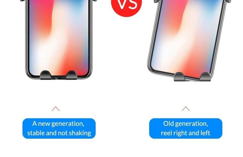 TOPK Autohalterung für kabelloses Ladegerät für iPhone XS Max XR 8 Plus, 10 W, schnelles kabelloses Laden, Autotelefonhalter für Samsung Note 9 S9 S8