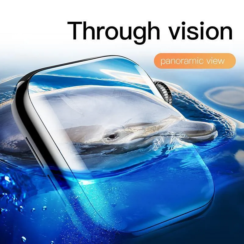 Baseus 0.3 mm Displayschutzfolie für iWatch 4, kratzfestes Glas, vollständige Abdeckung, Touchscreen-Schutzfolie für Apple Watch Series 4