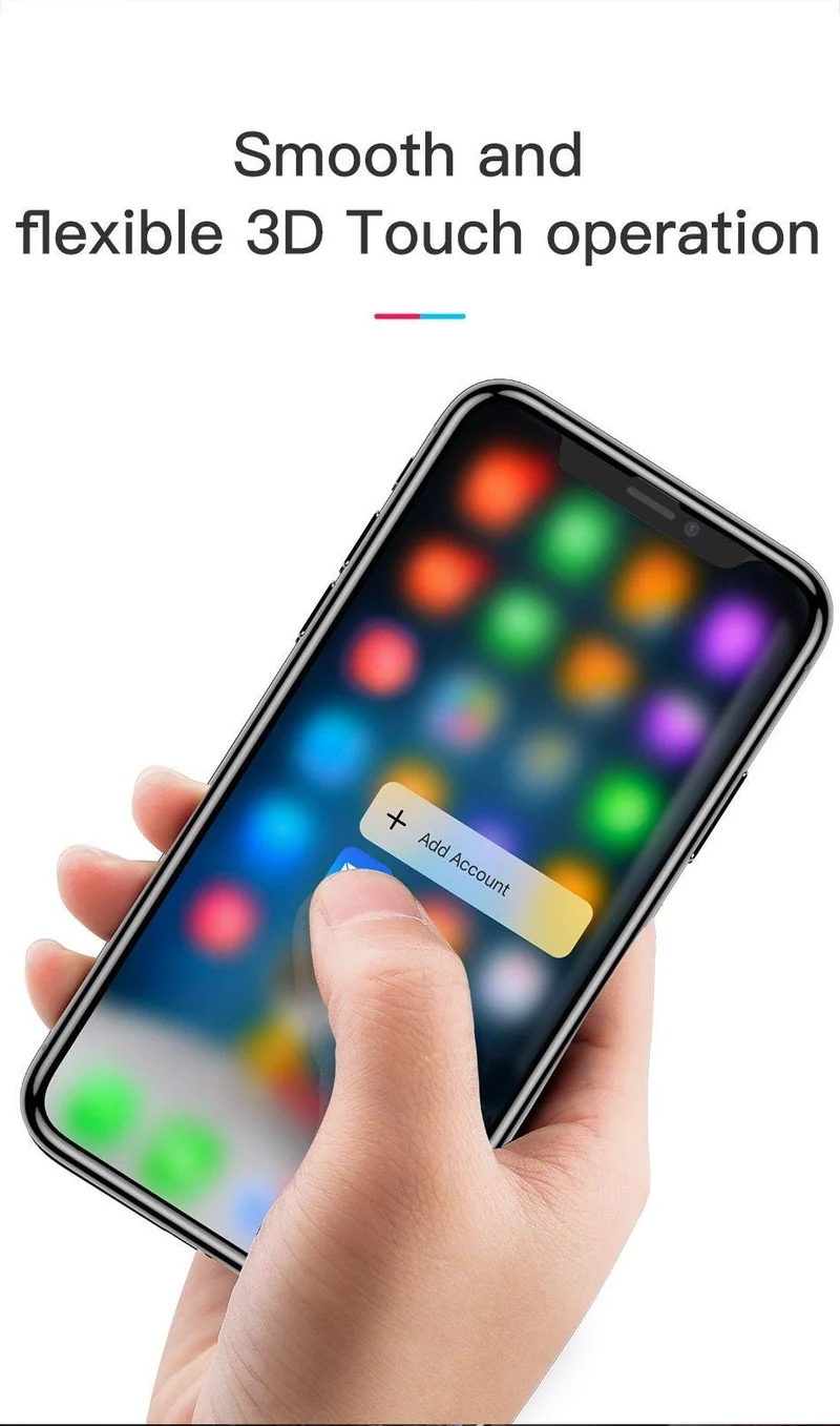 Baseus 0.23 mm Anti-Peep-Displayschutz für iPhone Xs Max XR XS gehärtetes Glas Vollabdeckung Sichtschutzfolie für iPhoneX