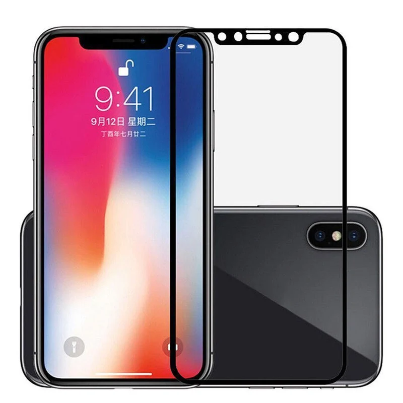 Gehärtetes Glas Film Telefon Displayschutzfolie Ultradünne gehärtetes Glas Wasserdichte Handy Film Gebogene Oberfläche 4D