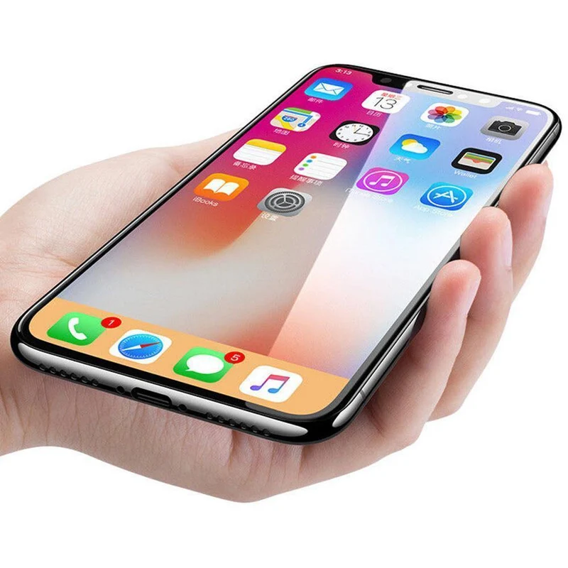 Gehärtetes Glas Film Telefon Displayschutzfolie Ultradünne gehärtetes Glas Wasserdichte Handy Film Gebogene Oberfläche 4D