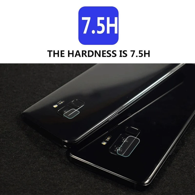 Gehärtete Linsenfolie, Telefonlinsenfolie, langlebige, blendfreie Handylinse, gehärtetes Glas, 9H, staubdicht für Smartphones