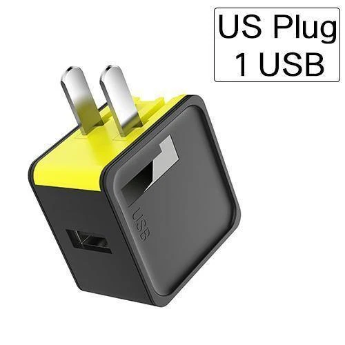 ROCK Handy-Ladegerät 5V1A 5V2.4A Universal-Reise-Telefon-USB-Ladegerät, 124 USB-Wandladegerät für iPhone-Adapter Ausverkauf 49 %