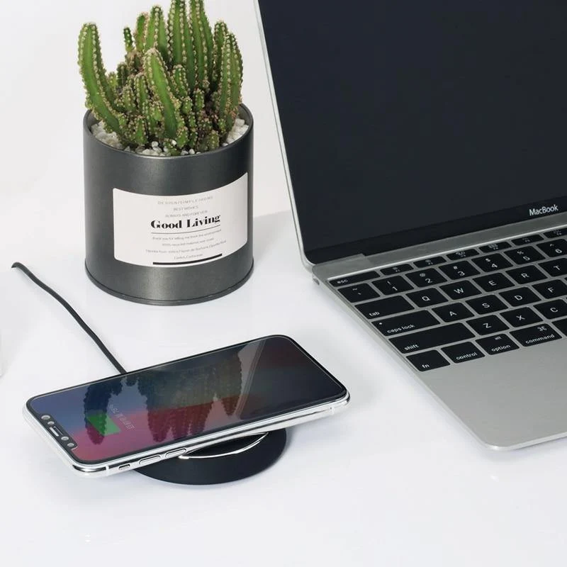 ROCK Qi Wireless-Ladegerät für iPhone X 8 für Samsung Galaxy Note 8 S8 S7 S6 Rand Handy Desktop 5W Wireless Charging
