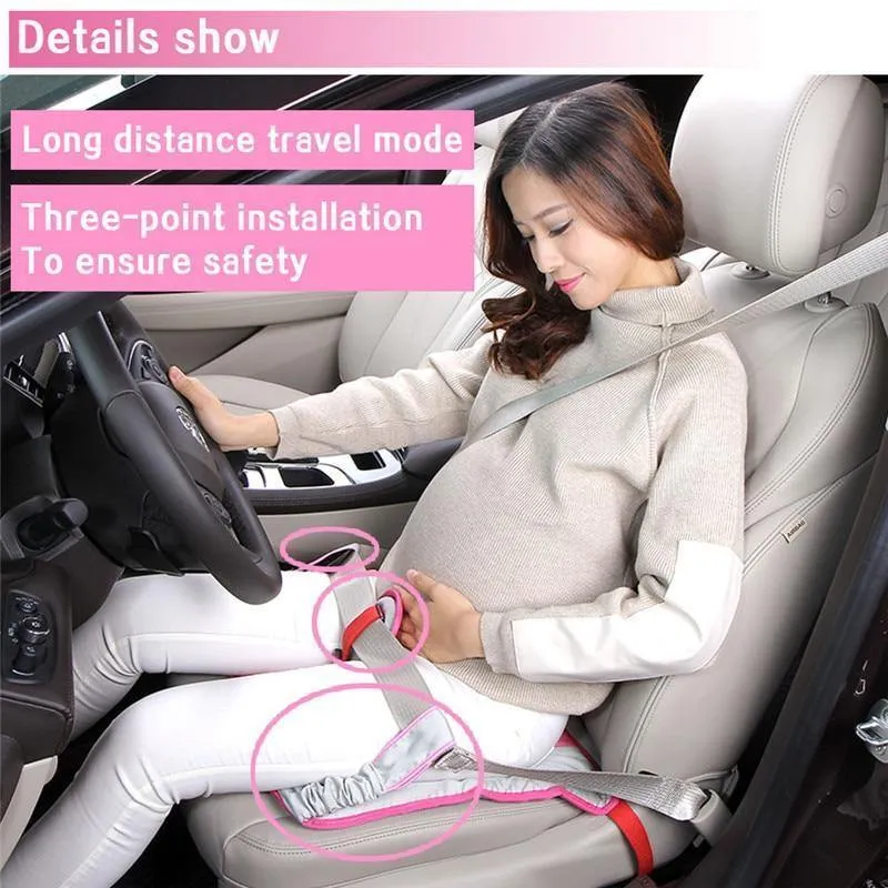 Auto Sicherheitsgurt für Schwangere Fahrsicherheit mit Auto Sitzkissen Schulterpolster Auto Soft Strap Protection Cover Sicherheitsgurt